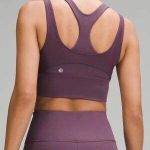 NWT Lululemon Wunder Train Mesh Racerback with built in bra size 6